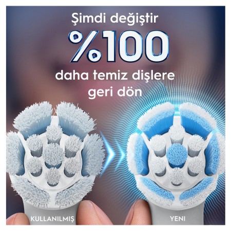 Oral-B iO Gentle Care Beyaz Diş Fırçası Yedek Başlığı 2 Adet - Thumbnail