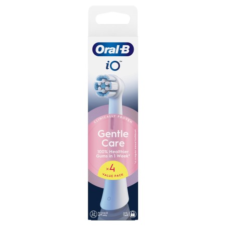 Oral-B iO Gentle Care Beyaz Diş Fırçası Yedek Başlığı 4 Adet - Thumbnail