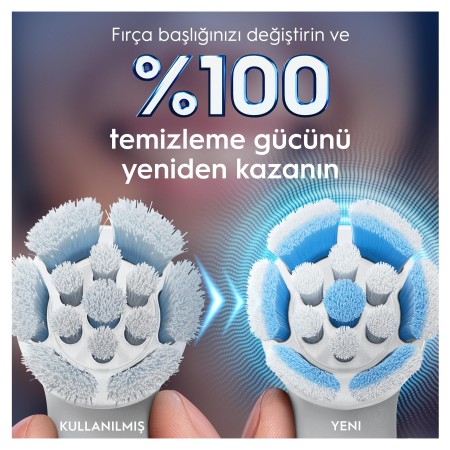 Oral-B iO Gentle Care Beyaz Diş Fırçası Yedek Başlığı 4 Adet - Thumbnail