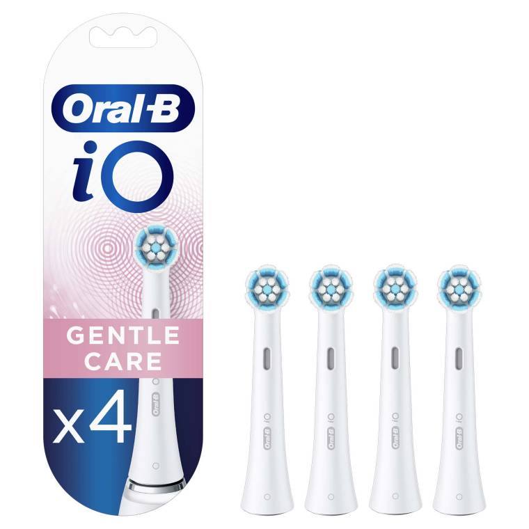 Oral-B iO Gentle Care Beyaz Diş Fırçası Yedek Başlığı 4 Adet - 1