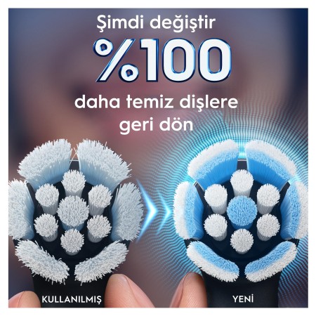 Oral-B iO Gentle Care Siyah Diş Fırçası Yedek Başlığı 4 Adet - Thumbnail