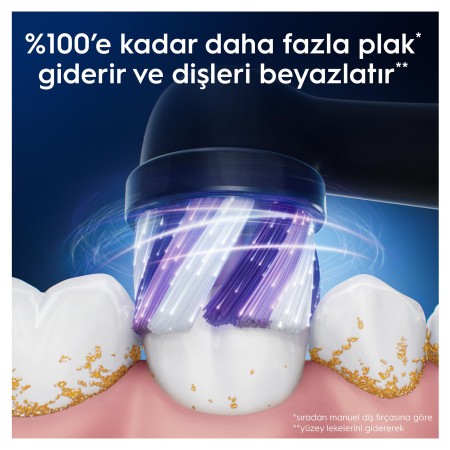 Oral-B iO Radiant White Beyaz Diş Fırçası Yedek Başlığı 4 Adet - Thumbnail