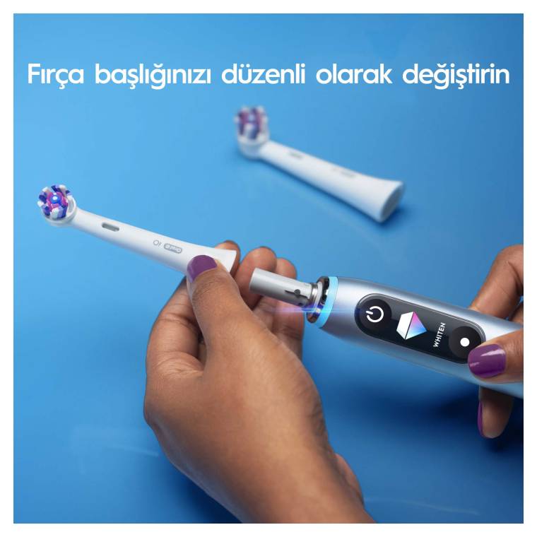 Oral-B iO Radiant White Beyaz Diş Fırçası Yedek Başlığı 4 Adet - 4