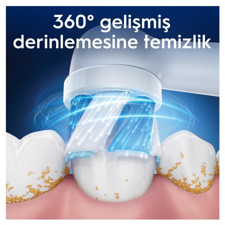 Oral-B iO Ultimate Clean Beyaz Diş Fırçası Yedek Başlığı 2 Adet - Thumbnail