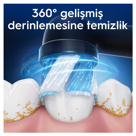 Oral-B iO Ultimate Clean Siyah Diş Fırçası Yedek Başlığı 2 Adet - Thumbnail