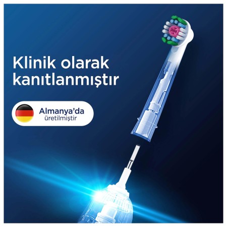 Oral-B Pro 3D White X-Filament Şarjlı Diş Fırçası Yedek Başlığı 2 Adet - Thumbnail