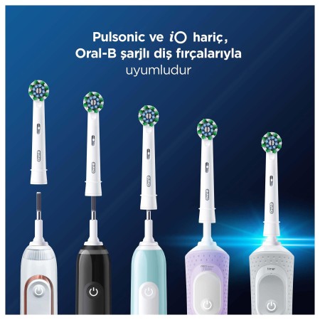 Oral-B Pro Cross Action X-Filament Şarjlı Diş Fırçası Yedek Başlığı 2 Adet - Thumbnail