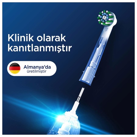 Oral-B Pro Cross Action X-Filament Şarjlı Diş Fırçası Yedek Başlığı 2 Adet - Thumbnail