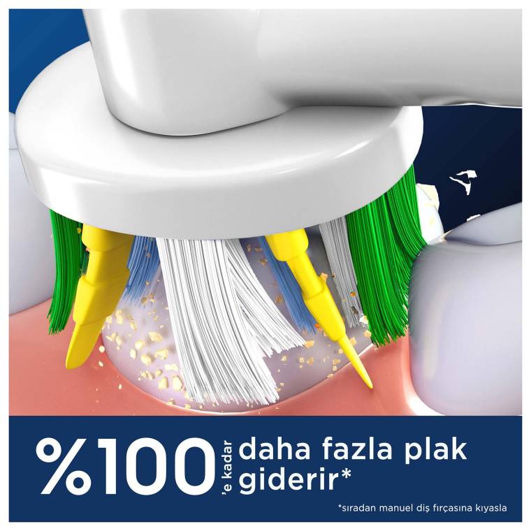 Oral-B Pro Floss Action X-Filament Şarjlı Diş Fırçası Yedek Başlığı 2 Adet - 3