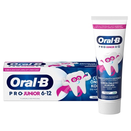 Oral-B Pro Junior Çürük Önleyici Koruma Diş Macunu 75 ml - Thumbnail