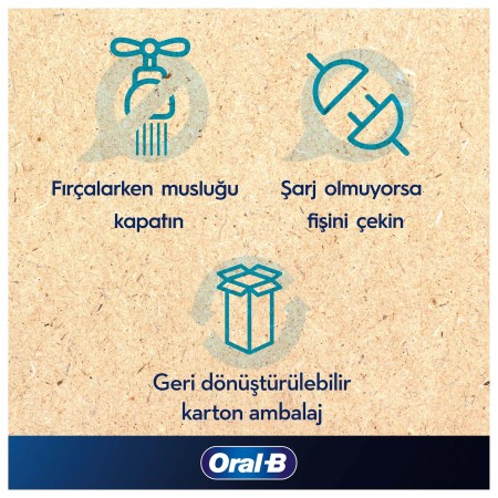 Oral-B Pro Series 1 Şarjlı Diş Fırçası Mavi + Seyahat Kabı - Thumbnail