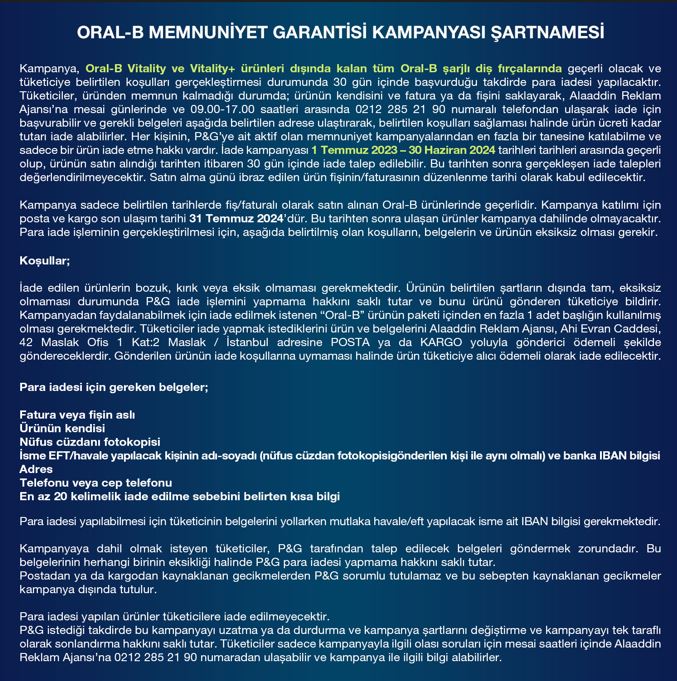 Oral-B Pro Series 1 Şarjlı Diş Fırçası Mavi + Seyahat Kabı - 9