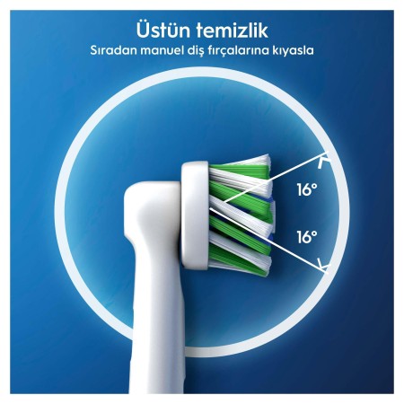 Oral-B Cross Action Clean Maximiser 6’lı Diş Fırçası Yedek Başlığı EB50 - Thumbnail