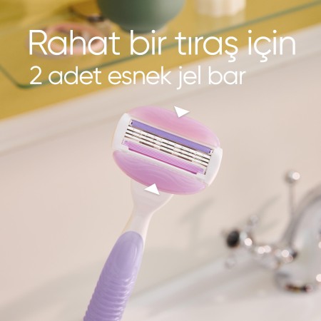 Venus Comfort Glide Breeze Tıraş Makinesi + 2 Adet Yedek Başlık - Thumbnail