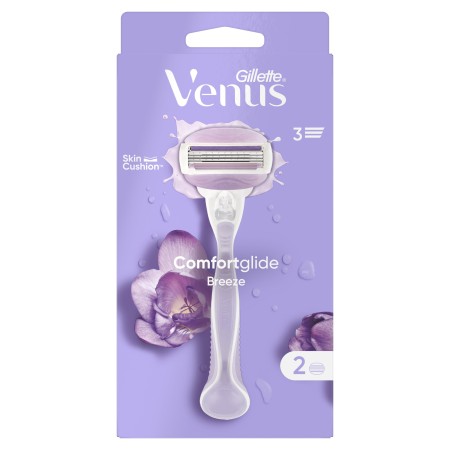 Venus Comfort Glide Breeze Tıraş Makinesi + 2 Adet Yedek Başlık - Thumbnail